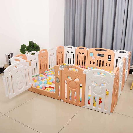 HDPE складной забор безопасность пластикового детского плейпена с воротами в помещении