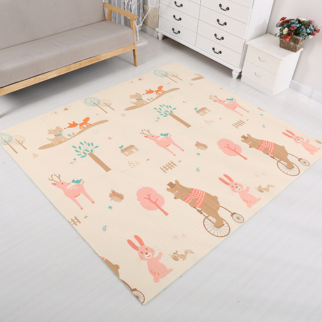 Нетоксичный мат с складным детским матчем XPE