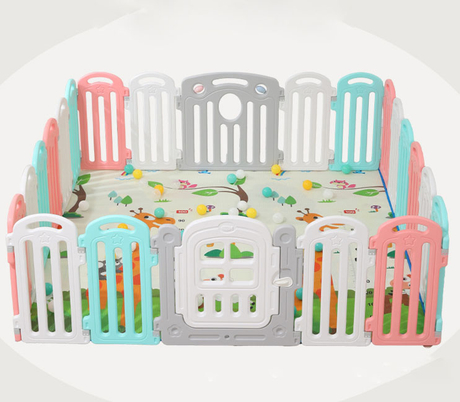 Memizo Luxury Kids Fence Outdoor Indoor Play Game Playpen Playpen
