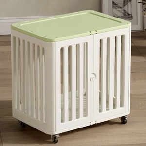 Двойная дверная клетка для домашних животных на открытом воздухе в помещении 