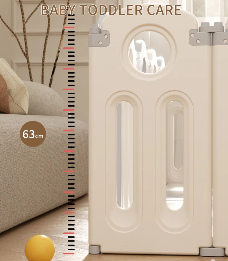 Memizo Высококачественный красочный забор HDPE Пластиковый складной слон Baby Playpen