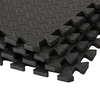 Коврики-пазлы из пенопласта Memizo EVA, набор из 6 черных напольных ковриков, 120 см x 180 см