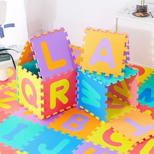 Eva foam puzzle play mat way oploscoing playmat alphabet & цифры для ползания ребенка младенца