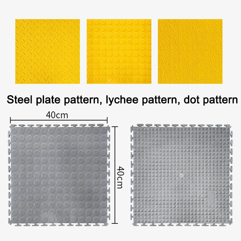  Сверхпрочный, утолщенный, противоскользящий, огнестойкий, водонепроницаемый напольный коврик из ПВХ для сращивания пластика для мастерской, склада, гаража