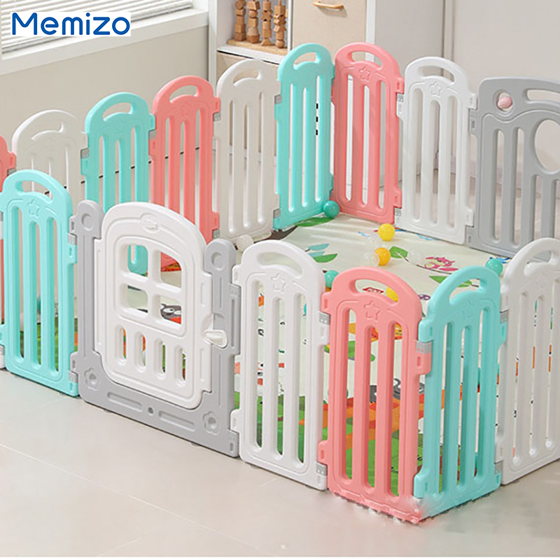 Memizo Luxury Kids Fence Outdoor Indoor Play Game Playpen Playpen