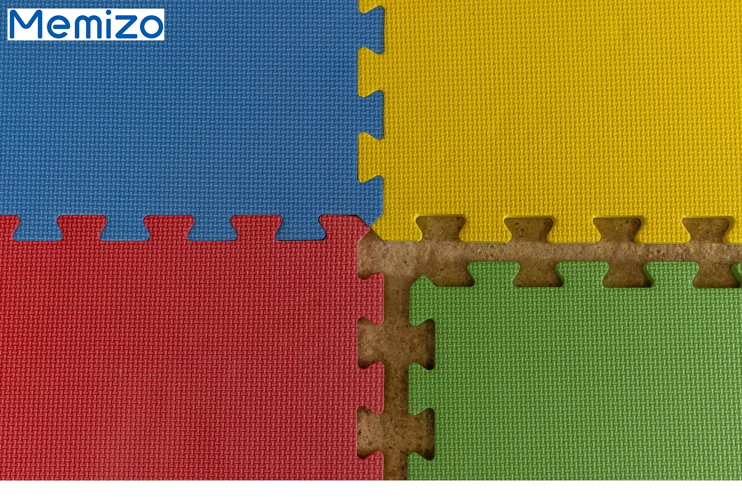 Набор цветных напольных ковриков Memizo из пены EVA для упражнений, 8 шт., 100 см x 200 см
