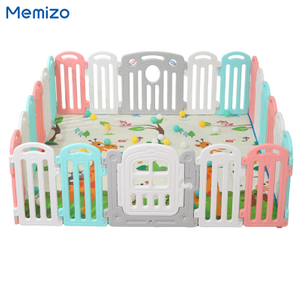 Memizo Luxury Kids Fence Outdoor Indoor Play Game Playpen Playpen