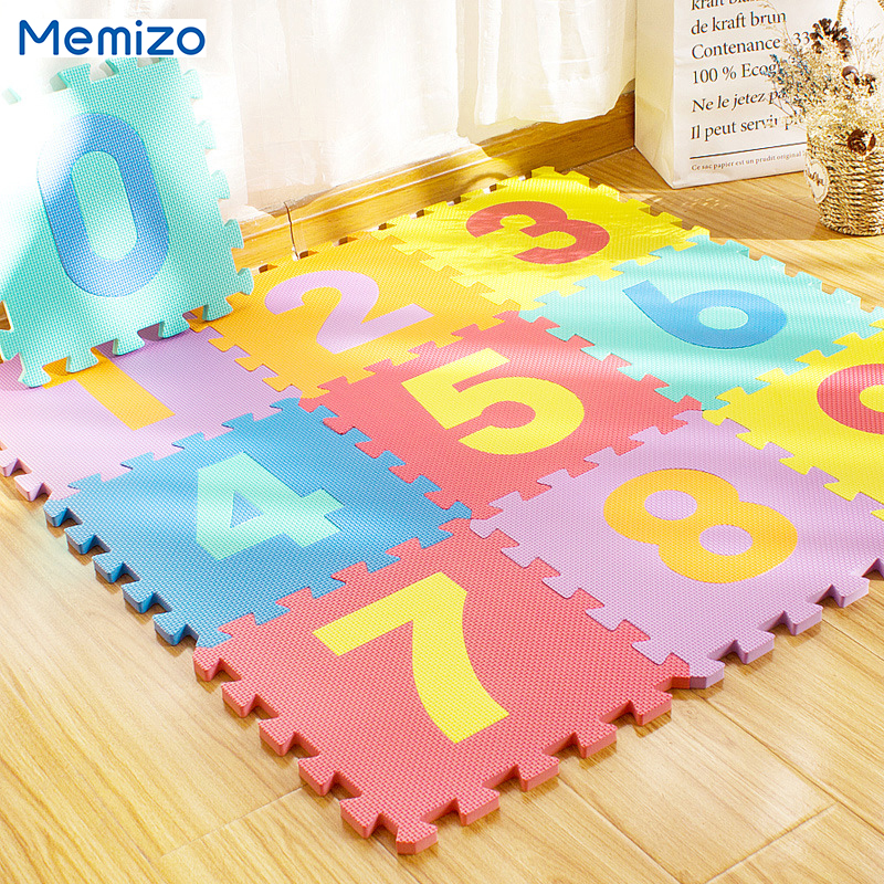 Eva foam puzzle play mat warloging playmat alpabet номера для ползания ребенка младенца
